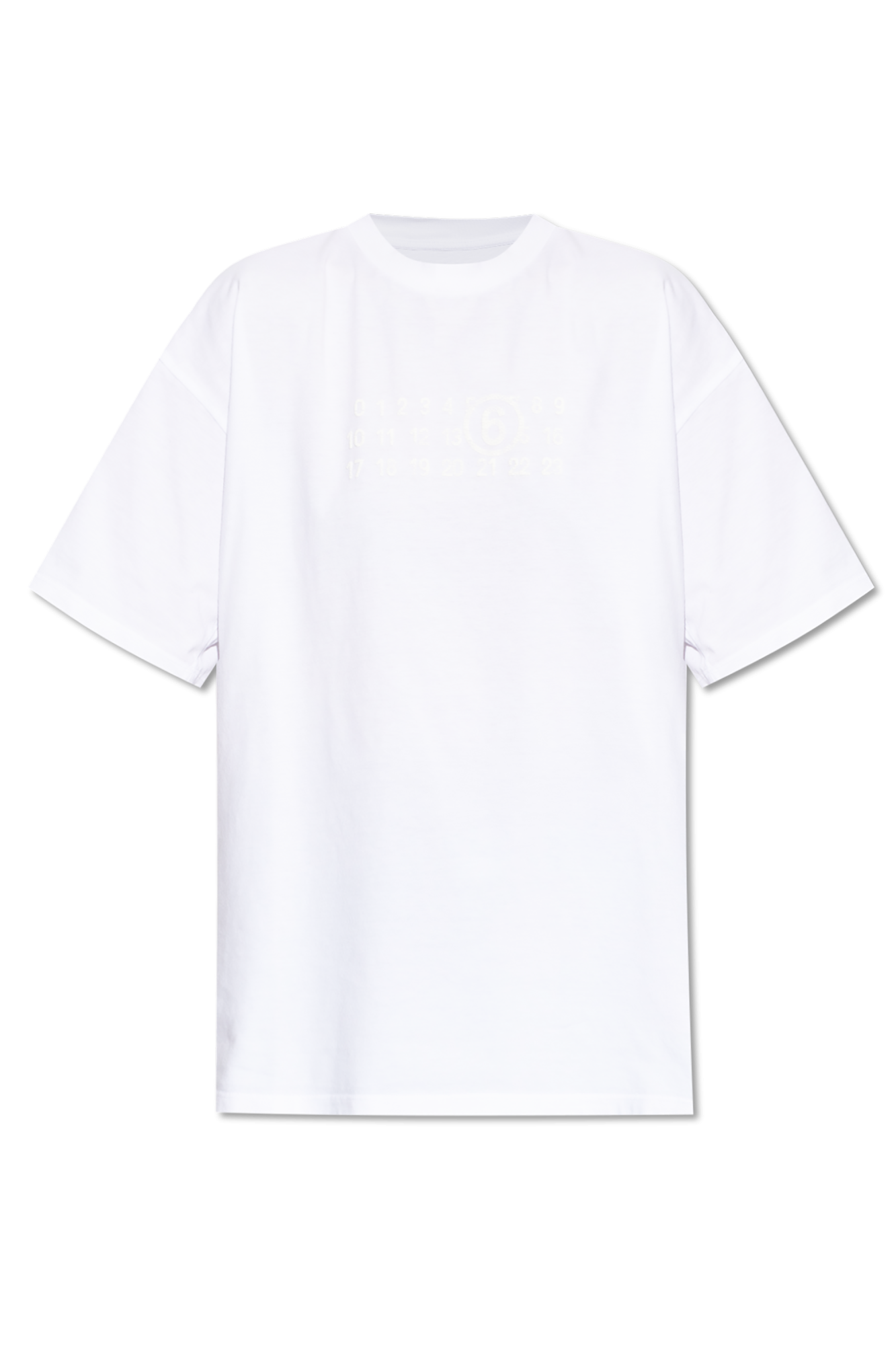 White T-shirt with logo MM6 Maison Margiela - Vitkac AS